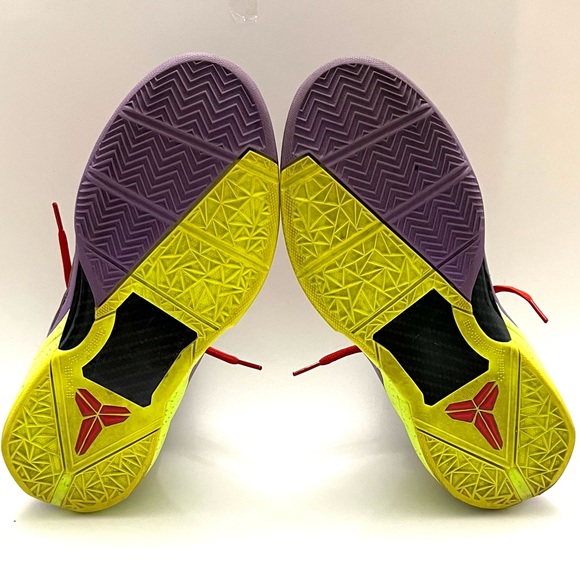 Nike Zoom Kobe 7 VII GS 7Y Christmas Cheetah Purple 505399-500 Women’s Size 8.5 - Picture 11 of 16